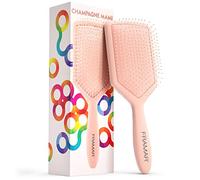 Framar Cepillo de Pelo Desenredante - Cepillo Pelo Antirotura, Cepillo Antitirones, Peine Antitirones, Elimina los Nudos y Reduce el Encrespamiento y la Rotura, Hair Brush, Gran Superficie - Champán