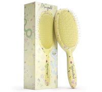Framar Cepillo de Pelo Desenredante - Cepillo Pelo Antirotura, Cepillo Antitirones, Peine Antitirones, Elimina los Nudos y Reduce el Encrespamiento y la Rotura, Hair Brush - Flores Amarillas