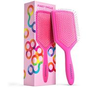 Framar Cepillo de Pelo Desenredante - Cepillo Pelo Antirotura, Cepillo Antitirones, Peine Antitirones, Elimina los Nudos y Reduce el Encrespamiento y la Rotura, Hair Brush, Gran Superficie - Rosa