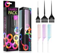 FRAMAR Juego de brochas para teñir el Cabello, brocha para teñir el Cabello, Framar Peines de Peluqueria Profesional - Peinetas Para el Pelo,