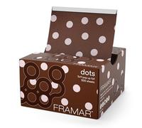 Framar Lunares de Chocolate Papel Mechas Peluquería - Papel, 500 Hojas | Aluminio Peluquería
