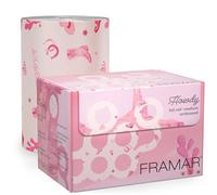FRAMAR Papel Mechas Peluqueria - Papel Aluminio Peluqueria, Láminas para el Cabello Largo con Textura en Relieve Antideslizante para Estilistas de Cabello - Howdy - 97,5 metros