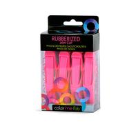 Framar - Pinzas De Goma Rosa Para Cabello 4 Unidades - BFFRA91003