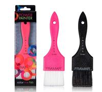 FRAMAR Set de Brochas de Pelo Power Painter - Pincel Tinte Pelo, Paletina Tinte Peluqueria, Brocha Tinte Pelo, Ideal para Teñir y Balayage - Paquete de 2 Unidades
