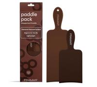 FRAMAR Set de Tabla y Paleta Para Balayage, Tabla Para Mechas, Pack de 2 | Tabla Para Mechas, Accesorios de Peluquería, Superficie Texturizada Para Una Mayor Precision - Chocolate