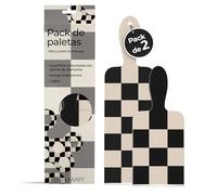 FRAMAR Tablero de Coloración Del Cabello Balayage - Paleta de Tinte Para Resaltar el Kit de Tinte Para el Cabello, Kit de Tinte Para el Cabello Balayage Para Peluquería, En Blanco y Negro - 2 Unidades