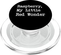 Frambuesa My Little Red Wonder Funny Frambuesas Minimalista PopSockets PopGrip para MagSafe