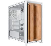 Corsair FRAME 4000D Wood RS Blanco