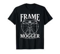 Frame Mogger Vitruvio Gym Anatomía Meme Camiseta