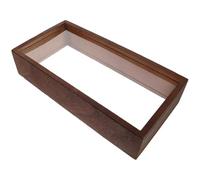 Frame Picture for Dried Flowers Wooden Deep Flower Display for Memorabilia Award Photos Bouquet(Dark Wood Color)