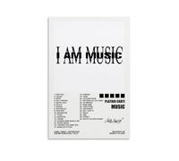 Framed Playboi Carti Wall Art, Whole Lotta Red Album Cover Poster Canvas Print, Gothic Vampire Theme Decor for Bedroom Gaming Room(Unframed,12x18inch(30x45cm))