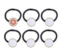 Framendino, Paquete de 6 lazos de sublimación para el cabello, cuerdas de transferencia de calor para hacer accesorios para el cabello