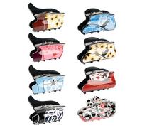 Framendino, Paquete de 8 pinzas para el pelo del oeste, grandes, divertidas para mujer, accesorios de estilo vaquero