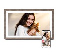 Frameo - Marco de fotos digital grande de 15.6 pulgadas, WiFi, pantalla táctil IPS FHD de 1920 x 1080, almacenamiento de 32 GB, video fotográfico instantáneo, regalo para mamá (15.6 pulgadas, color