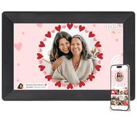 Frameo Marco de fotos digital WiFi de 10.1 pulgadas, marco de fotos digital HD IPS de 1280 x 800 pulgadas, visualización táctil electrónica, 32 GB de memoria, rotación automática, montaje en pared