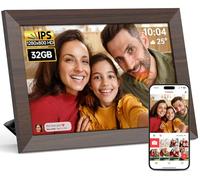 Frameo - Marco de fotos digital WiFi, marcos de fotos de 10.1 pulgadas 1280 × 800 HD IPS pantalla táctil 32 GB de almacenamiento, rotación automática, marcos de fotos en la nube, presentación de