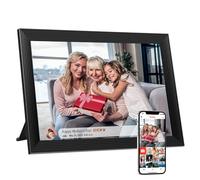 Frameo - Marcos de fotos digitales con carga desde el teléfono, marcos de fotos digitales inteligentes WiFi de 10.1 pulgadas a los que puedes enviar imágenes, pantalla táctil LCD IPS de 1280 x 800,