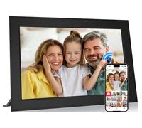 Frameo - Marcos de fotos digitales de 10.1 pulgadas con WiFi inteligente, pantalla táctil IPS HD de 1280 x 800, memoria de 32 GB, rotación automática, montaje en pared, comparte momentos al instante a
