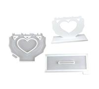 Frames and Artistic Home Accent Mold Heart Resin Frame Mold Perfect for Home Decor and Gift Making Photo Frame