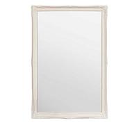 FRAMES BY POST Espejo de Pared Rectangular Grande de 5 cm, Estilo Envejecido, Color Blanco, tamaño Grande, 101,6 x 71,1 cm