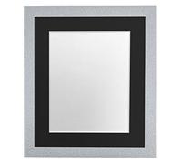 FRAMES BY POST Glitz-Marco de Fotos Blanco con Soporte Negro, tamaño de Imagen de 10 x 8 Pulgadas, Vidrio de plástico, 14 x 11 Image Size 10 x 8 Inch