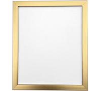 FRAMES BY POST Marco de Fotos Dorado de 1,9 cm, Cristal 12,7 x 12,7 cm, 5 x 5 Inch Plastic