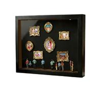 Frames, Relief DIY con figuras, marco de exposición con figuras en miniatura, para casa, dormitorio, salón, oficina, hotel, boda, regalos familiares y adultos