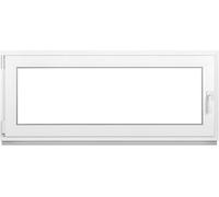 Framex Ventana premium para sótano - Ventana de plástico blanco 1200 x 600 mm - Ventana de garaje/cobertizo de jardín, 120 x 60 cm, triple acristalamiento - Din izquierda, función basculante giratoria