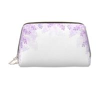 Framing Lilac Flowers in Blossom - Organizador de maquillaje listo para viajar, bolsa de aseo portátil para mujer, Gold, Talla única, Neceser