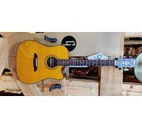 Framus Legacy FD 14 SV Dreadnought - Guitarra acústica con pastilla (acabado brillante), color amarillo