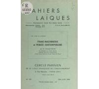 Franc-maçonnerie Et Pensée Contemporaine (ebook)