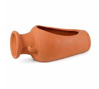 FRANCACOR POTE Maceta ÁNFORA TINAJA Barro Natural con Hueco para Plantas - 53 CMS Altura, para TUMBAR - INCLINAR