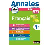 Français 1re: Sujets & corrigés