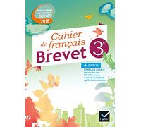 Français 3e Cahier brevet: Exercices et méthodes