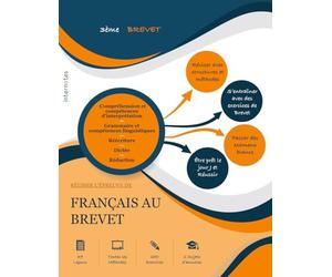 Français au Brevet - Réussir l’épreuve: Compréhension et compétences d’interprétation - Grammaire et compétences linguistiques - Réécriture - Dictée - Rédaction