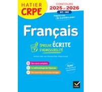 Français - Crpe 2026-2027 - Epreuve Écrite Dadmissibilité (ebook)