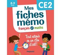 Français et maths CE2: Tout retenir en un clin d'oeil