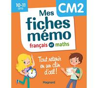 Français et maths CM2: Tout retenir en un clin d'oeil