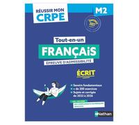 Français Tout-en-un M2: Epreuve d'admissibilité Ecrit