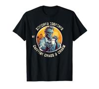Francamente cosidos Juntos por cafeína, Caos y Encanto Camiseta