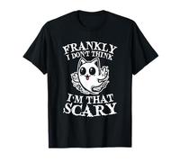 Francamente I Dont Think Im That Scary Cute Ghost Cat Halloween Camiseta
