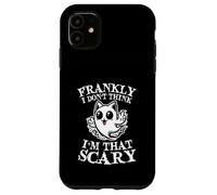 Francamente I Dont Think Im That Scary Cute Ghost Cat Halloween Carcasa para iPhone 11