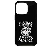 Francamente I Dont Think Im That Scary Cute Ghost Cat Halloween Carcasa para iPhone 13 Pro