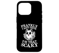 Francamente I Dont Think Im That Scary Cute Ghost Cat Halloween Carcasa para iPhone 16 Pro