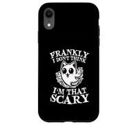 Francamente I Dont Think Im That Scary Cute Ghost Cat Halloween Carcasa para iPhone XR