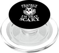 Francamente I Dont Think Im That Scary Cute Ghost Cat Halloween PopSockets PopGrip para MagSafe