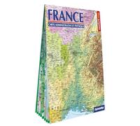 France 1/1.500.000 - carte administrative et physique (format XXL, laminée) (Comfort! Map Carte laminée XXL)