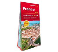France 2025 1/1.100.000 (carte grand format laminée) (Carte Laminée Routière et Touristique Comfort! Map)