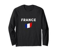 France Flag, France Graphic tee Shirts Outfit & Cool Designs Manga Larga