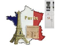 France Flag Magnet, 3D Fridge Decor, Kitchen Magnetic Ornament, Compact Decorative Piece, Aesthetic Home Accent, Ideal for Dorm Rooms, Pantry Display, Studio Space, Cabinet Birthday Gift